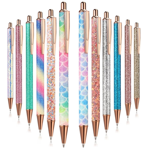 Other - Colorful Glitter Pens - Choice Of One